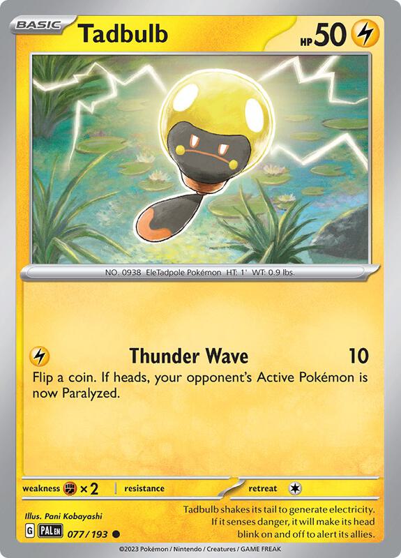 Tadbulb - 077/193 - Normal 077/193 Paldea Evolved | Common Pokemon Card
