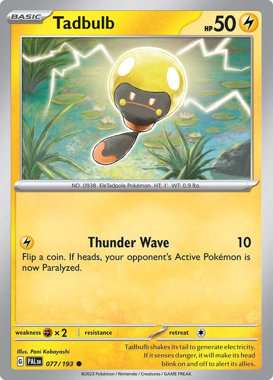 Tadbulb - 077/193 - Reverse Holofoil 077/193 Paldea Evolved | Common Pokemon Card