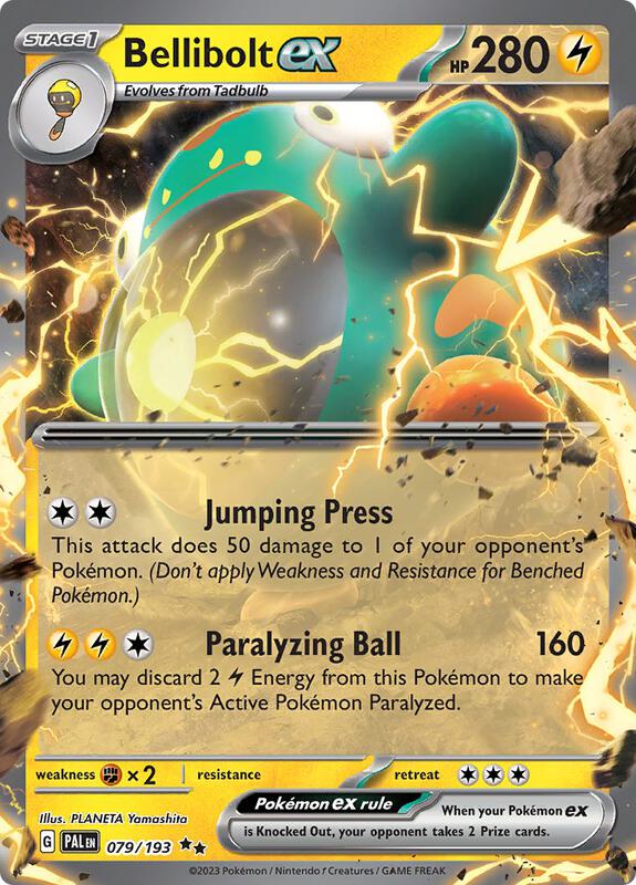 Bellibolt ex - 079/193 - Holofoil 079/193 Paldea Evolved | Double Rare Pokemon Card