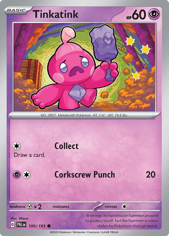Tinkatink - 100/193 - Reverse Holofoil 100/193 Paldea Evolved | Common Pokemon Card