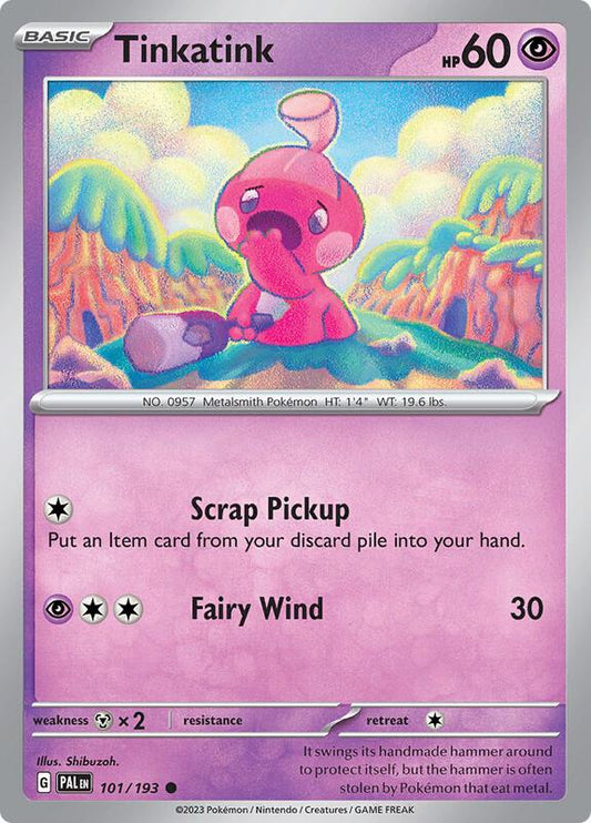 Tinkatink - 101/193 - Normal 101/193 Paldea Evolved | Common Pokemon Card