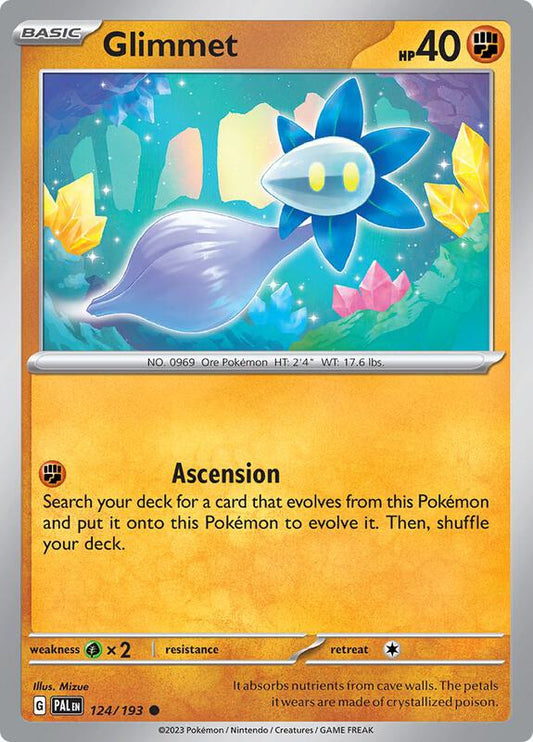Glimmet - 124/193 - Reverse Holofoil 124/193 Paldea Evolved | Common Pokemon Card