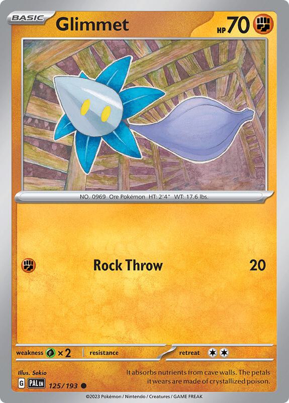 Glimmet - 125/193 - Normal 125/193 Paldea Evolved | Common Pokemon Card