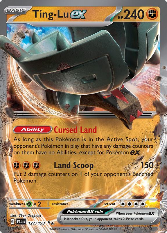 Ting-Lu ex - Holofoil 127/193 Paldea Evolved | Double Rare Pokemon Card