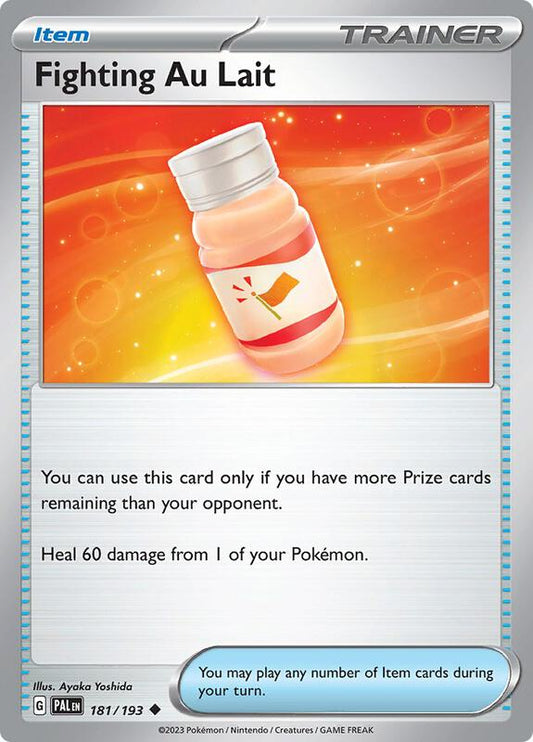 Fighting Au Lait - Reverse Holofoil 181/193 Paldea Evolved | Uncommon Trainer Card