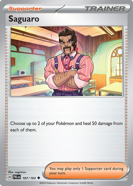 Saguaro - Reverse Holofoil 187/193 Paldea Evolved | Uncommon Trainer Card