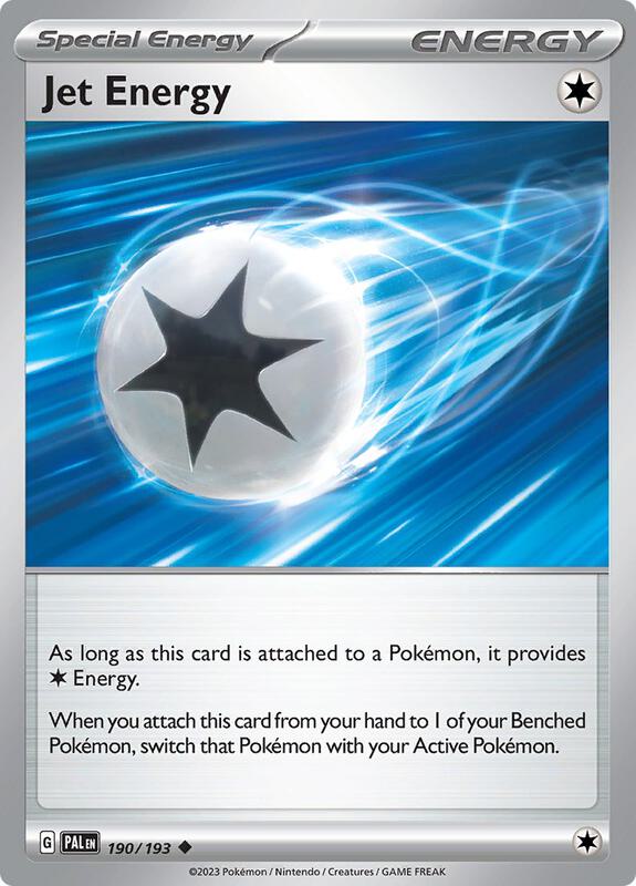 Jet Energy - Reverse Holofoil 190/193 Paldea Evolved | Uncommon Energy Card