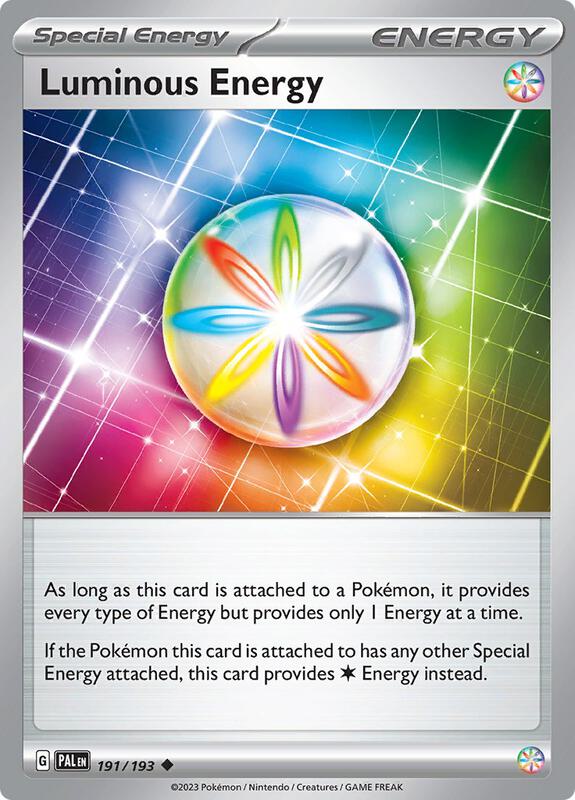 Luminous Energy - Reverse Holofoil 191/193 Paldea Evolved | Uncommon Energy Card