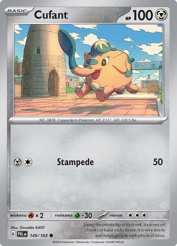 Cufant - Reverse Holofoil 149/193 Paldea Evolved | Common Pokemon Card