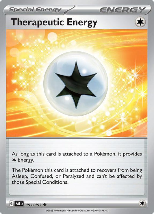 Therapeutic Energy - Reverse Holofoil 193/193 Paldea Evolved | Uncommon Energy Card