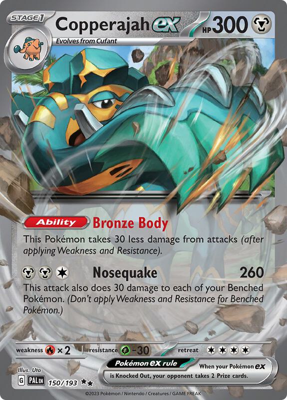 Copperajah ex - Holofoil 150/193 Paldea Evolved | Double Rare Pokemon Card