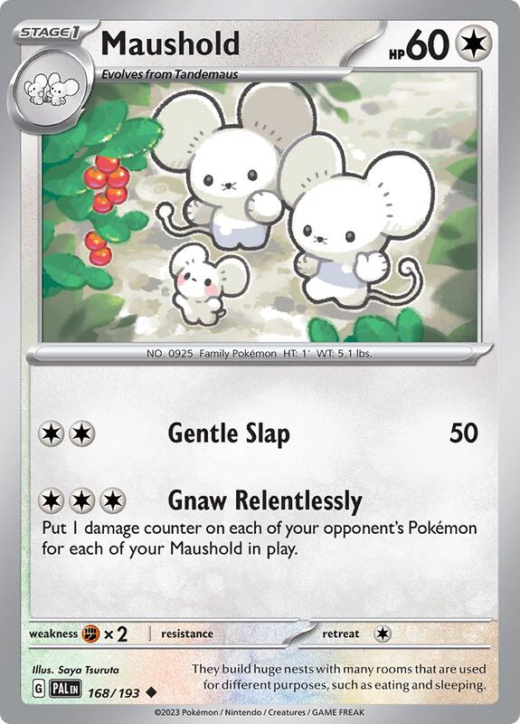 Maushold - Normal 168/193 Paldea Evolved | Uncommon Pokemon Card