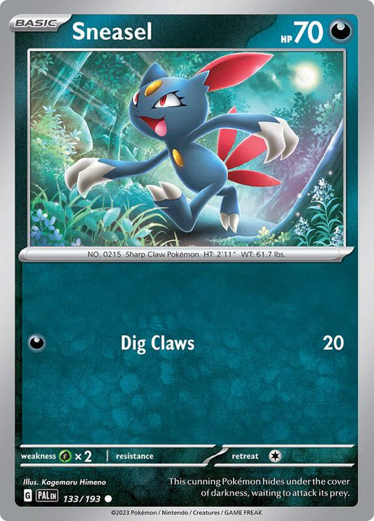 Sneasel - Normal 133/193 Paldea Evolved | Common Pokemon Card