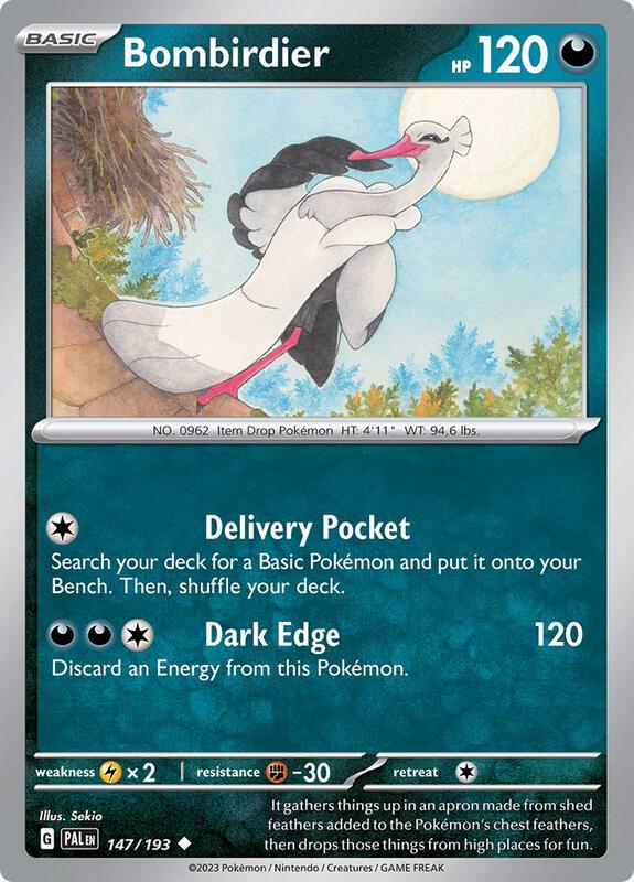 Bombirdier - Normal 147/193 Paldea Evolved | Uncommon Pokemon Card
