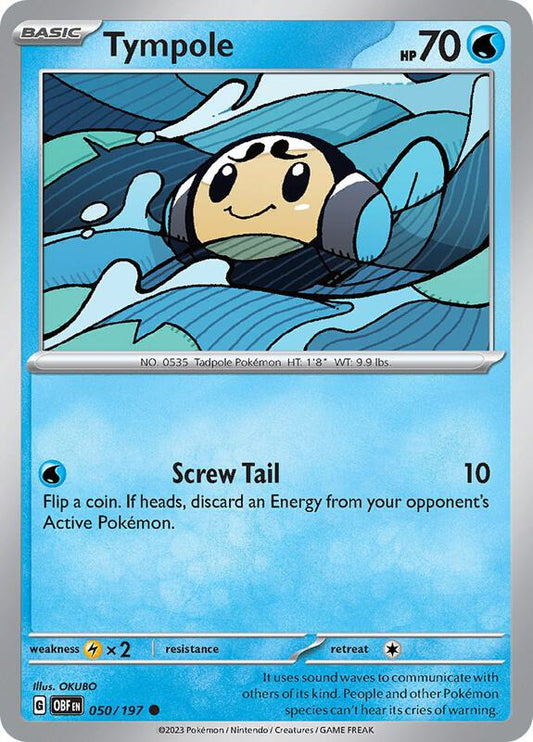 Tympole - Reverse Holofoil 050/197 Obsidian Flames | Common Pokemon Card