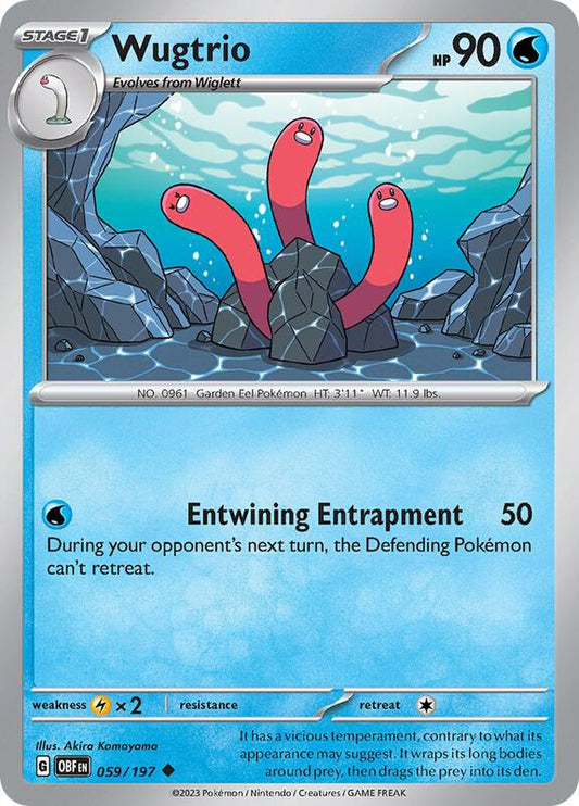 Wugtrio - Normal 059/197 Obsidian Flames | Uncommon Pokemon Card