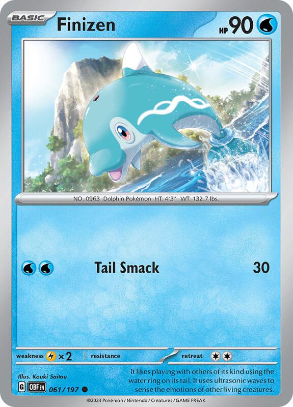 Finizen 061/197 - Reverse Holofoil 061/197 Obsidian Flames | Common Pokemon Card
