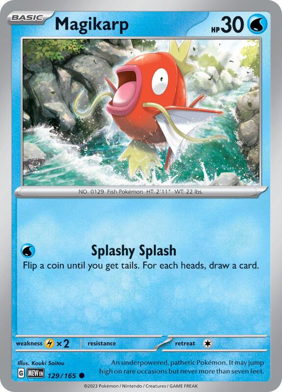 Magikarp - Normal 129/165 Scarlet & Violet: 151 | Common Pokemon Card