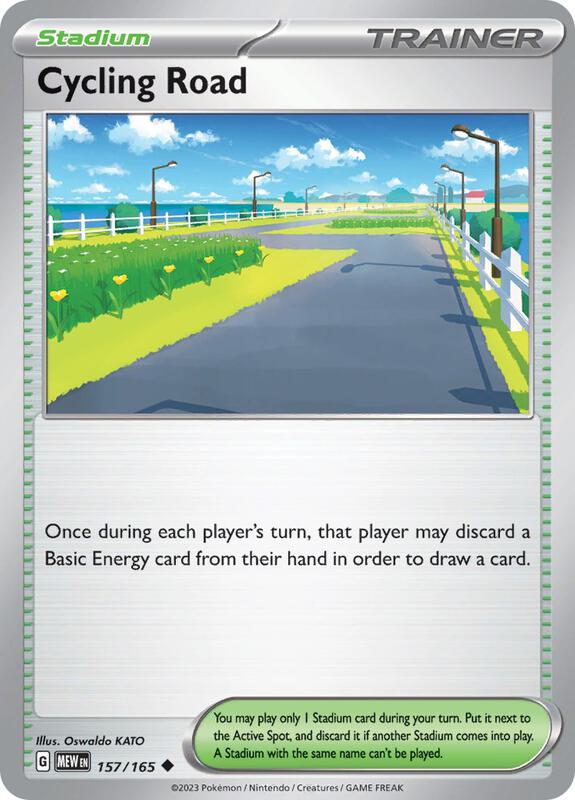Cycling Road - Normal 157/165 Scarlet & Violet: 151 | Uncommon Trainer Card