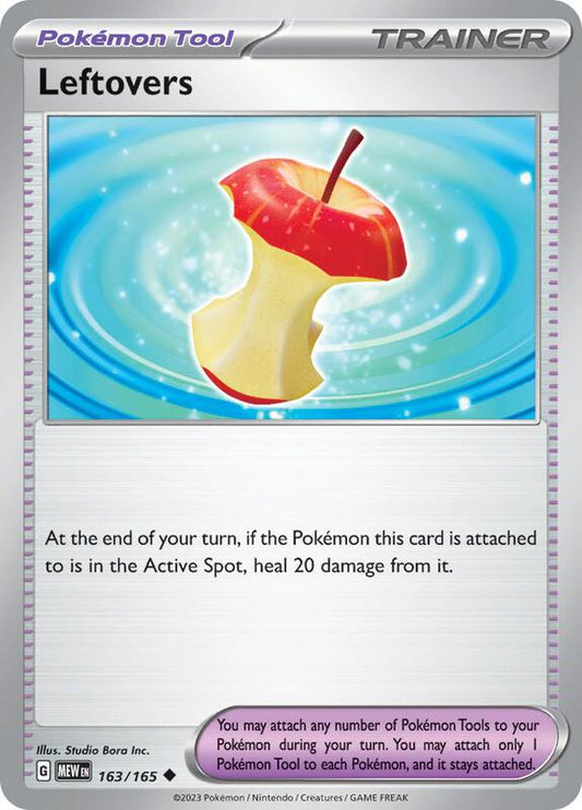Leftovers - Normal 163/165 Scarlet & Violet: 151 | Uncommon Trainer Card