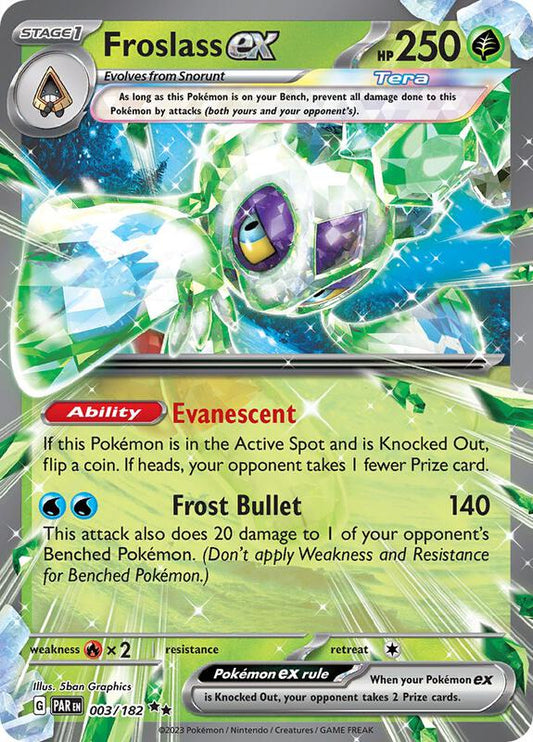 Froslass ex - 003/182 - Holofoil 003/182 Paradox Rift | Double Rare Pokemon Card