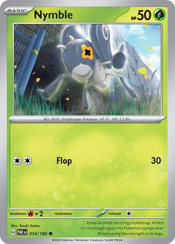 Nymble - 014/182 - Normal 014/182 Paradox Rift | Common Pokemon Card