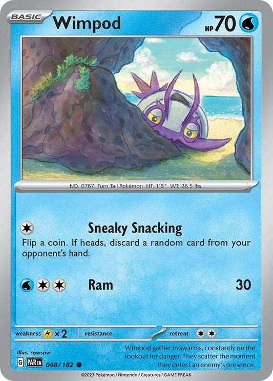 Wimpod - 048/182 - Normal 048/182 Paradox Rift | Common Pokemon Card
