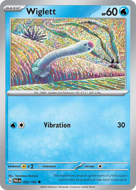 Wiglett - 052/182 - Normal 052/182 Paradox Rift | Common Pokemon Card