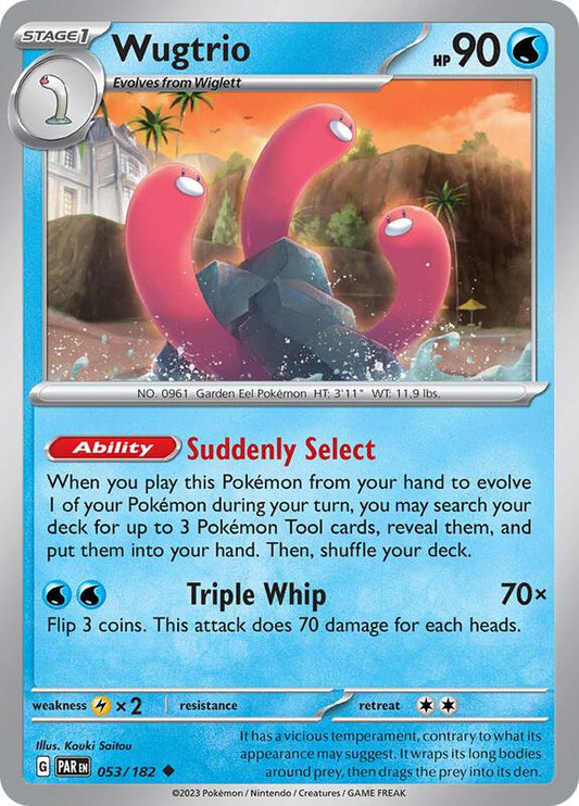 Wugtrio - Normal 053/182 Paradox Rift | Uncommon Pokemon Card