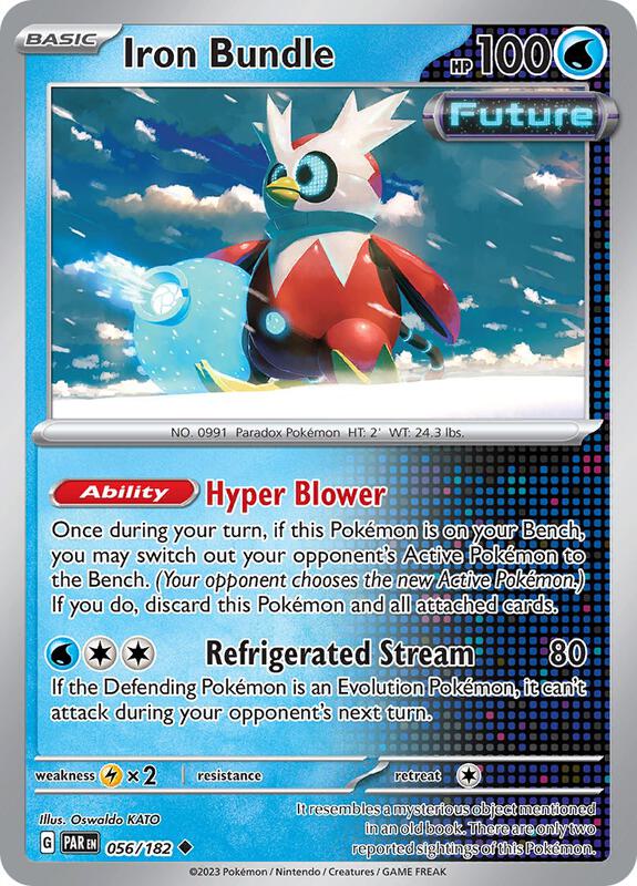 Iron Bundle - Reverse Holofoil 056/182 Paradox Rift | Uncommon Pokemon Card