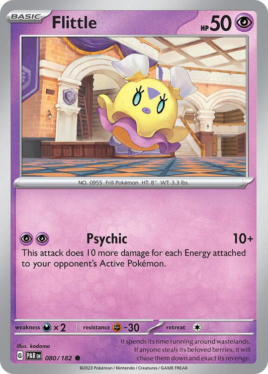 Flittle - 080/182 - Reverse Holofoil 080/182 Paradox Rift | Common Pokemon Card