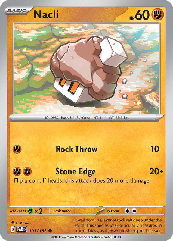 Nacli - 101/182 - Normal 101/182 Paradox Rift | Common Pokemon Card