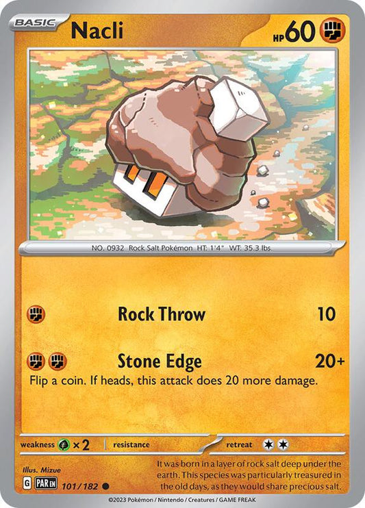 Nacli - 101/182 - Normal 101/182 Paradox Rift | Common Pokemon Card