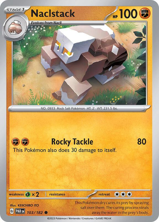 Naclstack - Reverse Holofoil 103/182 Paradox Rift | Common Pokemon Card