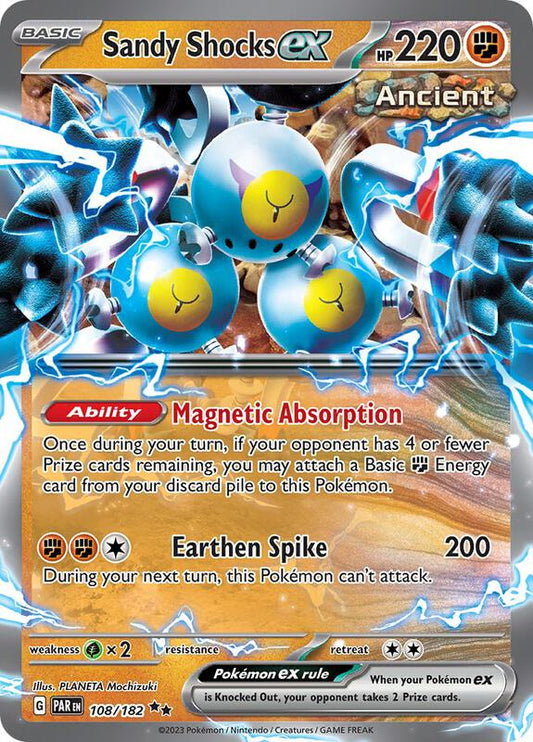 Sandy Shocks ex - 108/182 - Holofoil 108/182 Paradox Rift | Double Rare Pokemon Card