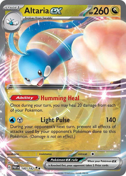 Altaria ex - Holofoil 140/182 Paradox Rift | Double Rare Pokemon Card