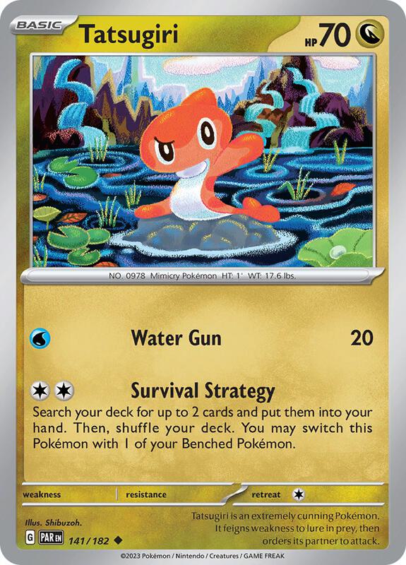 Tatsugiri - Normal 141/182 Paradox Rift | Uncommon Pokemon Card