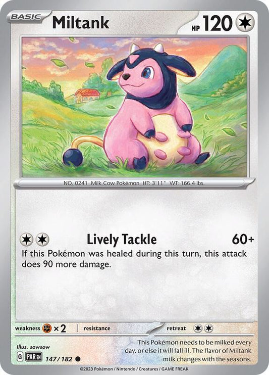 Miltank - Reverse Holofoil 147/182 Paradox Rift | Common Pokemon Card