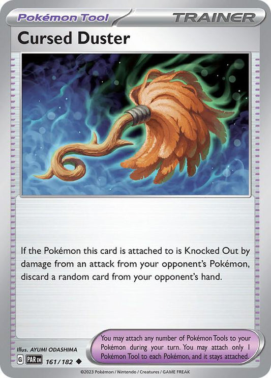 Cursed Duster - Reverse Holofoil 161/182 Paradox Rift | Uncommon Trainer Card