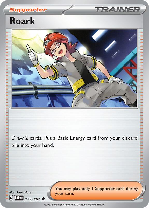 Roark - Normal 173/182 Paradox Rift | Uncommon Trainer Card