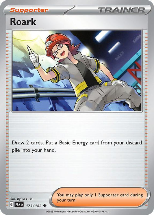 Roark - Reverse Holofoil 173/182 Paradox Rift | Uncommon Trainer Card