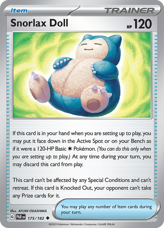 Snorlax Doll - Normal 175/182 Paradox Rift | Uncommon Trainer Card