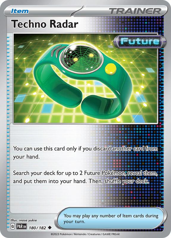 Techno Radar - Normal 180/182 Paradox Rift | Uncommon Trainer Card