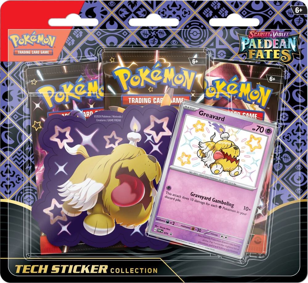 Pokémon TCG: Paldean Fates Tech Sticker Collection [Greavard]