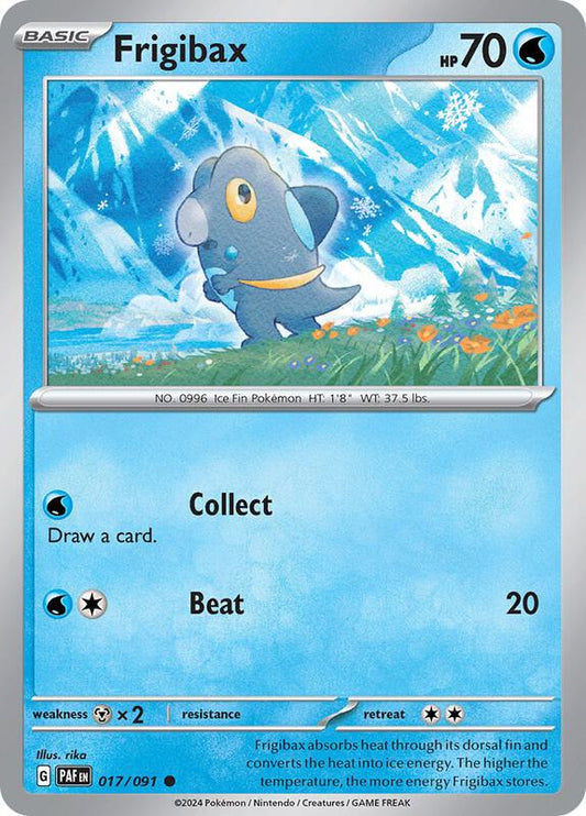 Frigibax - 017/091 - Normal 017/091 Paldean Fates | Common Pokemon Card