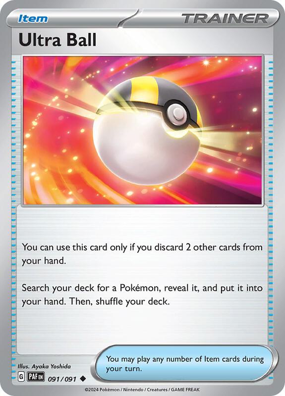 Ultra Ball - Normal 091/091 Paldean Fates | Uncommon Trainer Card