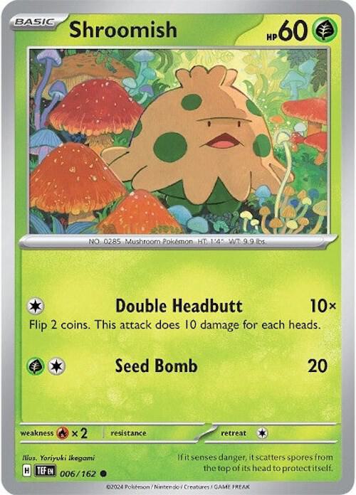 Shroomish - Normal 006/162 Temporal Forces | Common Pokemon Card