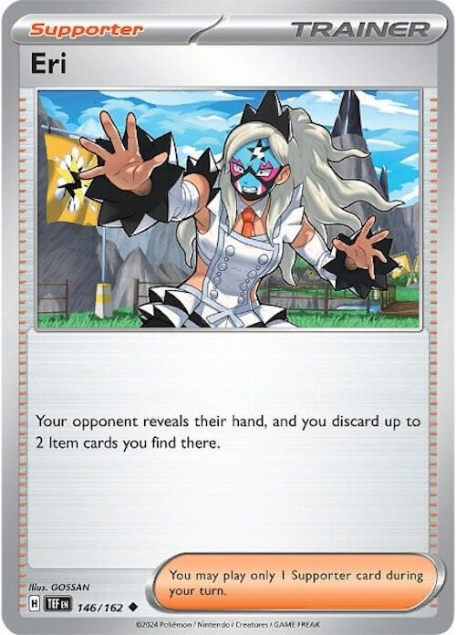 Eri - 146/162 - Reverse Holofoil 146/162 Temporal Forces | Uncommon Trainer Card