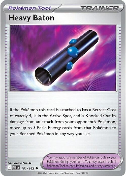 Heavy Baton - Normal 151/162 Temporal Forces | Uncommon Trainer Card