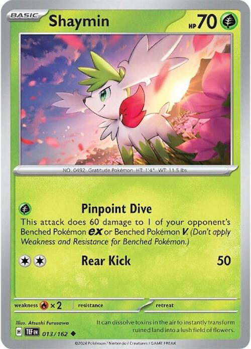 Shaymin - Normal 013/162 Temporal Forces | Uncommon Pokemon Card